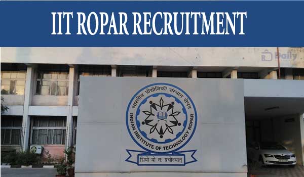 IIT Ropar Recruitment