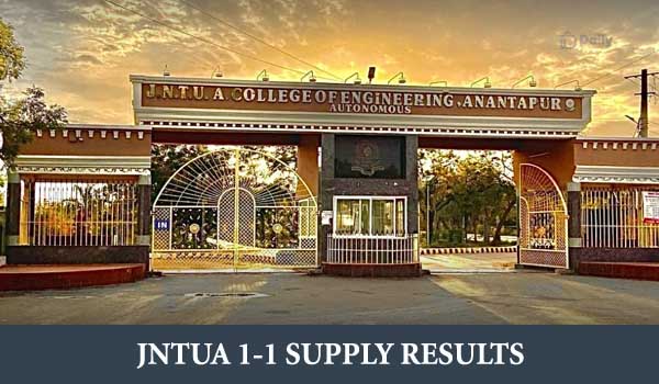 JNTUA 1-1 R15 Supply Results