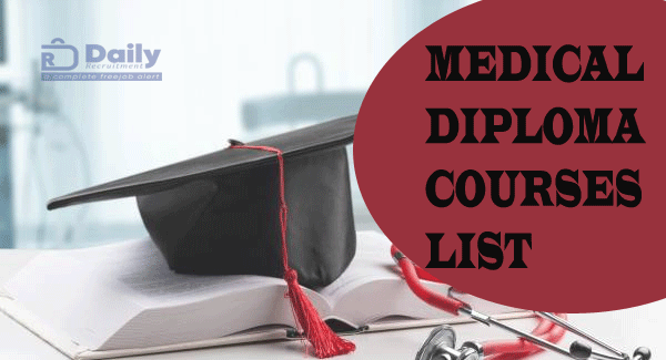 Medical Diploma Courses List