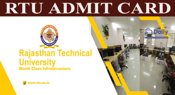 Rajasthan Technical University Admit Card