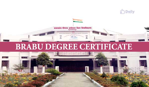 BRABU Degree Certificate