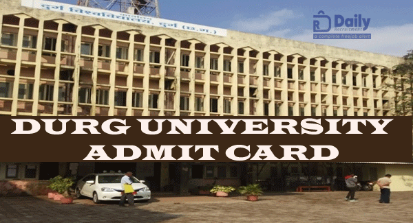 Durg University June Admit Card
