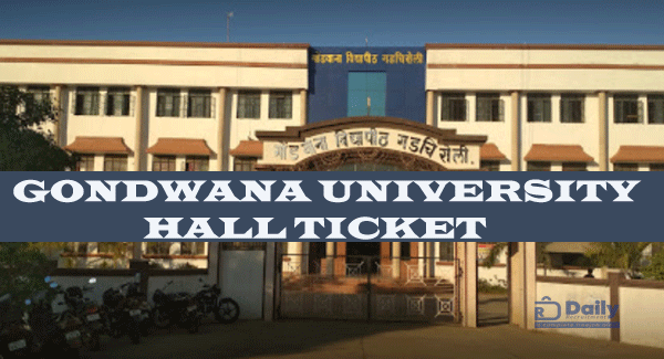 Gondwana University Summer Hall Ticket