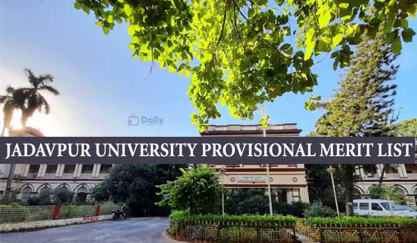 Jadavpur University B.P.Ed Provisional Merit List