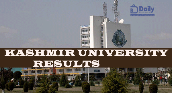 Kashmir University Evaluation Result Batch 2019