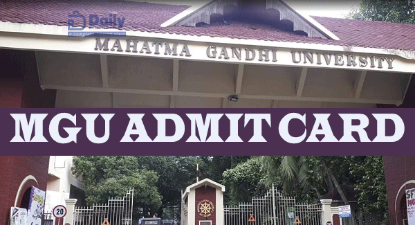 MG University May Admit Card