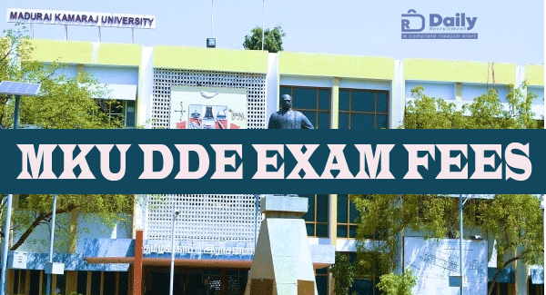 MKU DDE Exam Fees