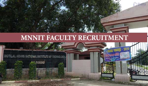 MNNIT Faculty Recruitment