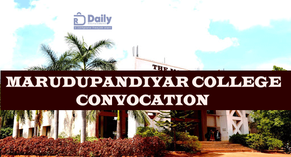 Marudupandiyar College Convocation