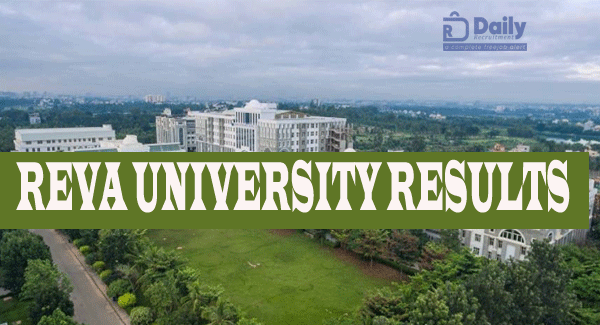 REVA University First Semester Results