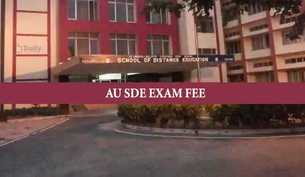 AU Distance Education Exam Fee