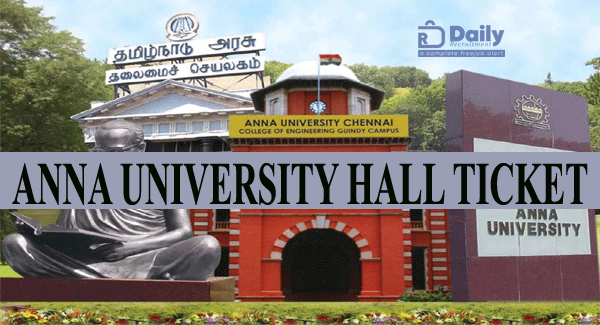 Anna University PG Hall Ticket Download