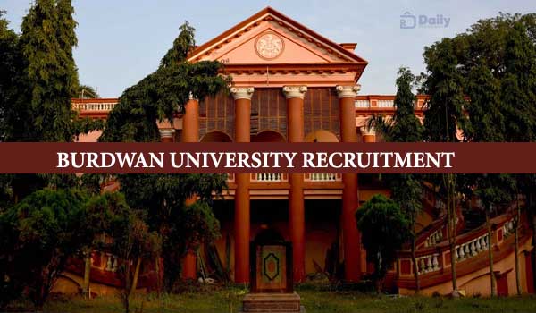 Burdwan University Recruitment