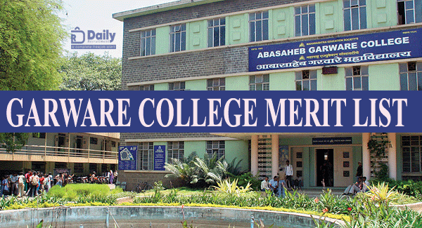 Abasaheb Garware College 1st Merit List