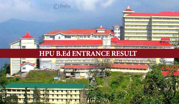 HPU B.Ed Entrance Result
