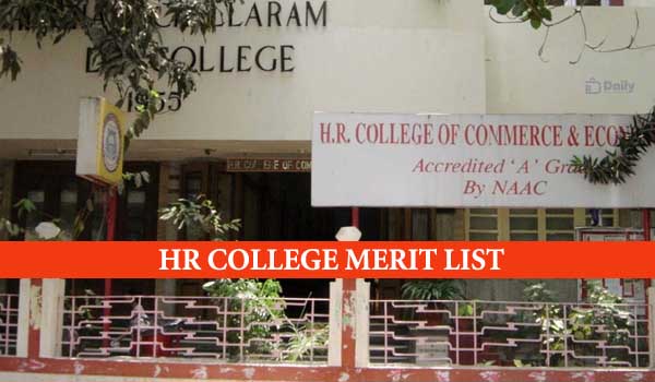 HR College First Merit List