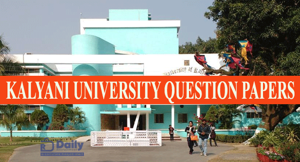 Kalyani University UG Question Papers