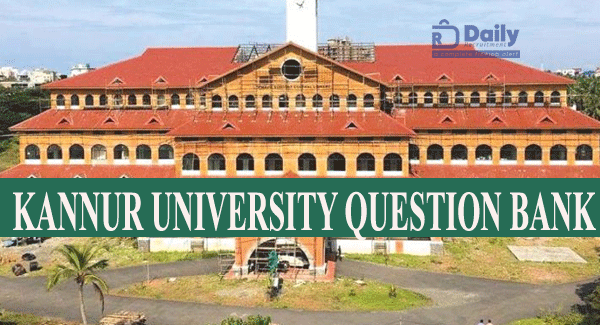 Kannur University Question Bank