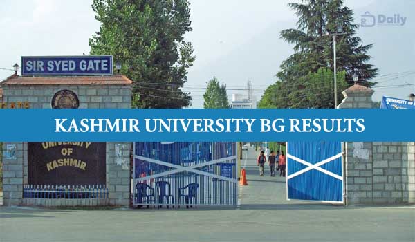Kashmir University BG Results