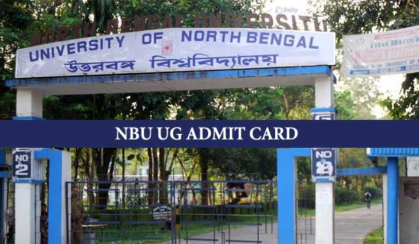 NBU UG 6th Sem Admit Card