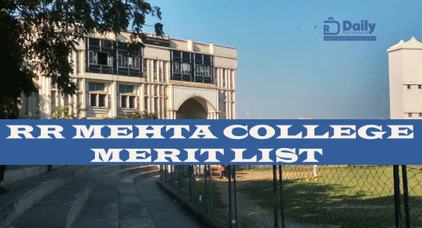 RR Mehta College B.SC Merit List