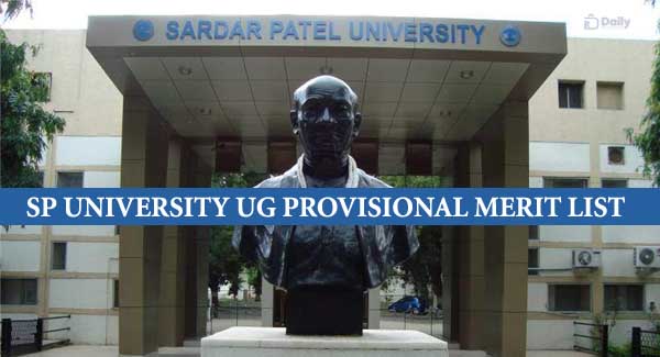SP University UG General Stream Merit List