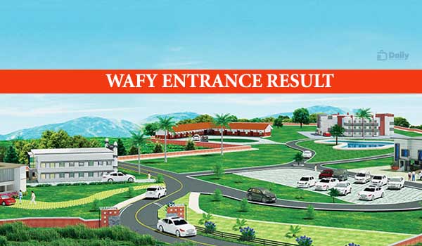 Wafy Entrance Exam Result