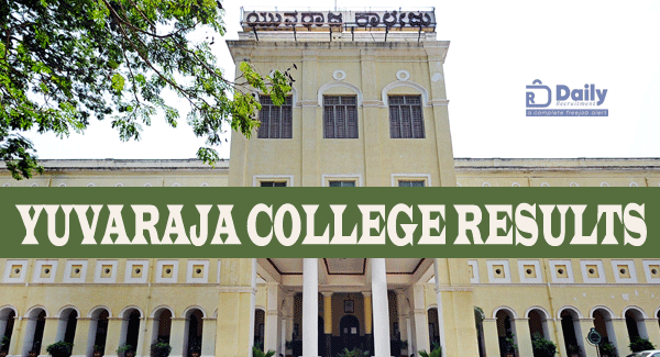 Yuvaraja College Mysore Results