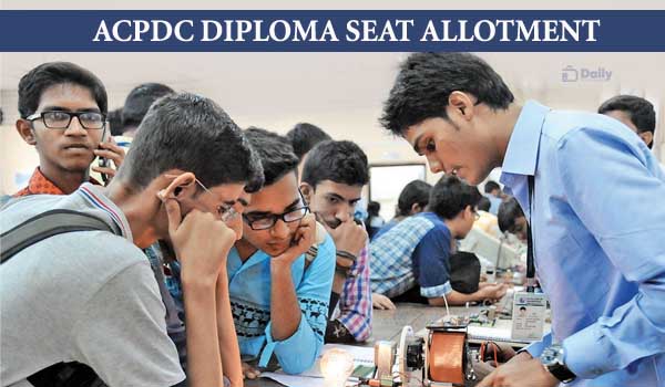 Gujarat ACPDC Diploma 2nd Year Seat Allotment