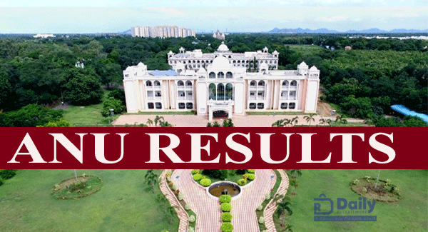 ANU UG 1st Sem Results