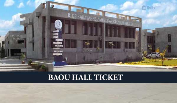 BAOU August Hall Ticket