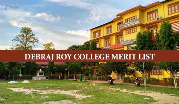 DR College UG Merit List