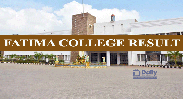 Fatima College Result