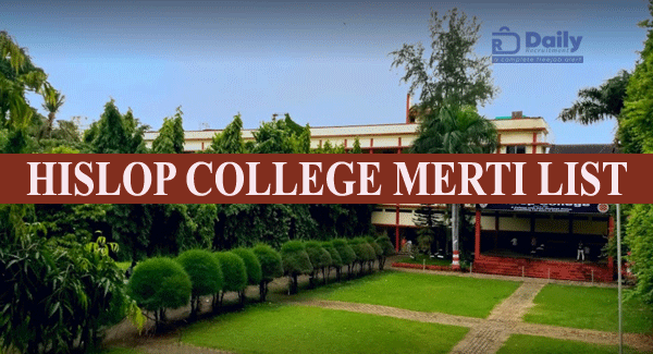 Hislop College UG Merit List