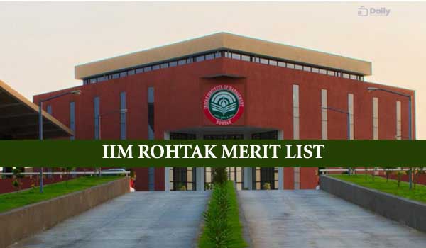 IIM Rohtak IPM Merit List