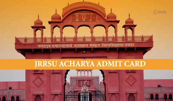 JRRSU Acharya 2nd Sem Admit Card