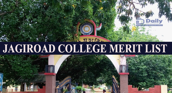 Jagiroad College UG Merit List