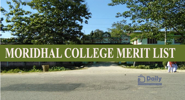 Moridhal College BA BSC Merit List