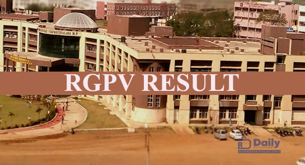 RGPV Bhopal Diploma Result