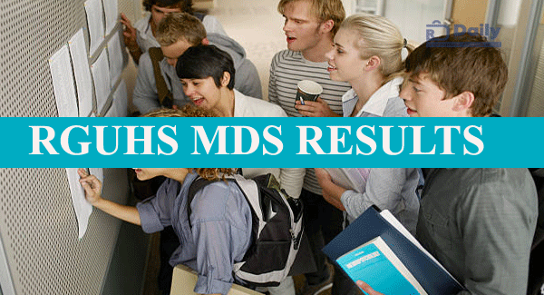 RGUHS MDS Results