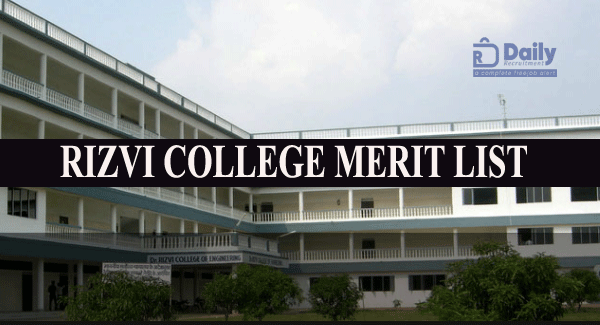 RIZVI College 2nd Merit List