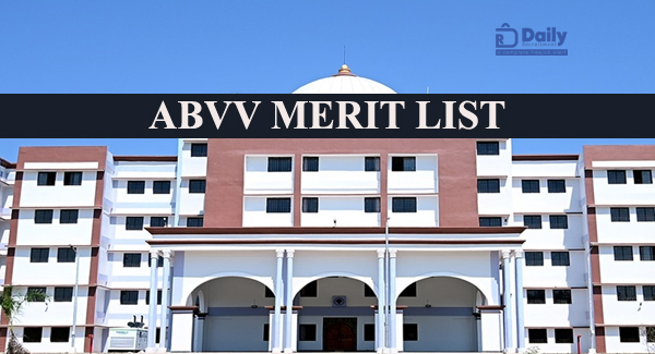 ABVV First Merit List