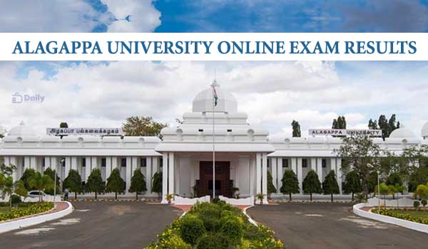 Alagappa University Online Exam Results