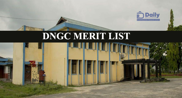 DNGC Merit List