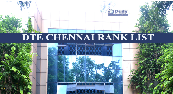 DTE Chennai Rank List