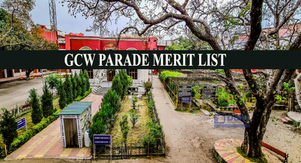 Govt. College for Women Parade Merit List