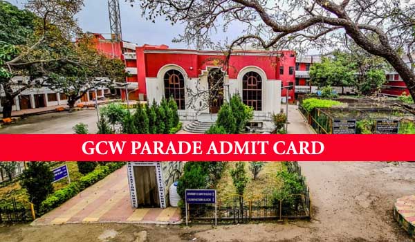 GCW Parade Admit Card