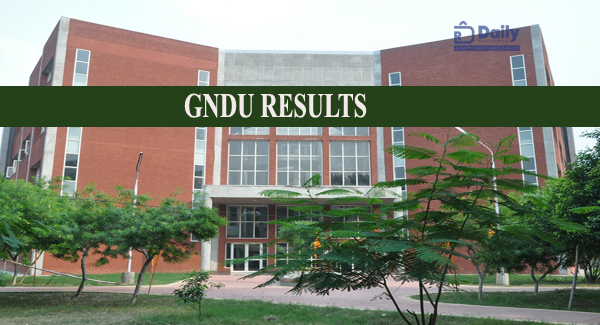 Guru Nanak Dev University BA 6th sem result