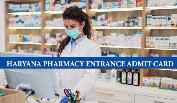 HSTES Pharmacy Entrance Admit Card