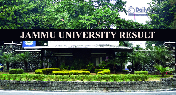 Jammu University 5th Sem Results